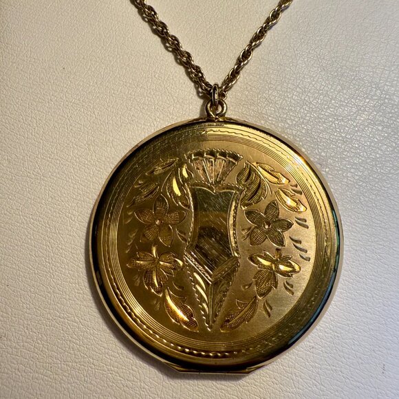 Vtg ~ JMF Gold Filled Locket - Picture 6 of 7